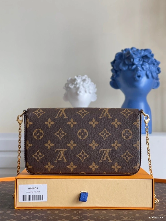 WIS VUITTON FÉLICIE POCHETTE LOUIS 0920